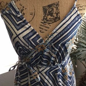 O’Neill Tile Print Wrap Dress